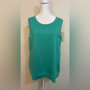 Christopher & Banks Women’s Sleeveless Tank Top Sweater Pullover Knit Sz Large.